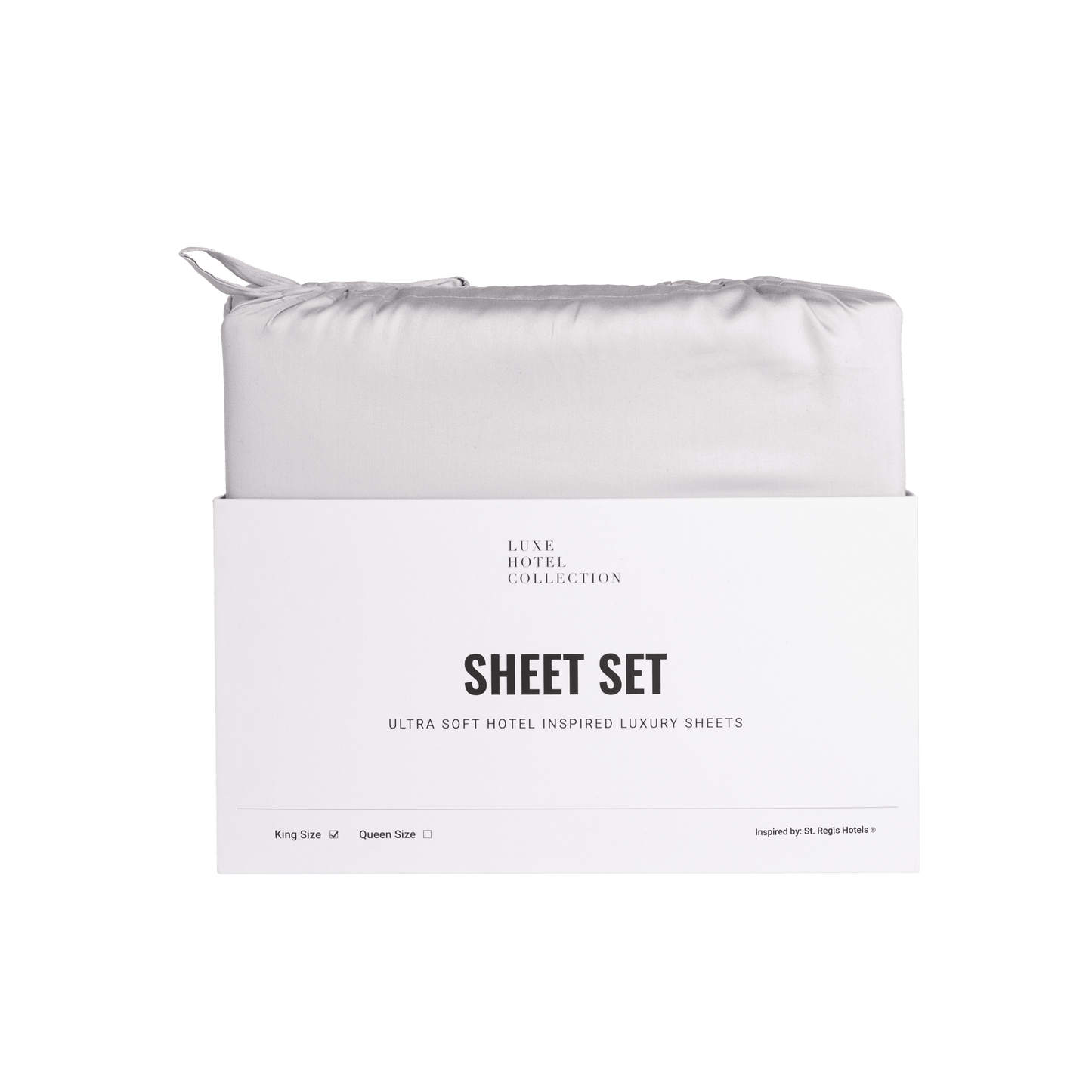 Sateen Cotton Grand Suite Sheet Set - themonogram manor 