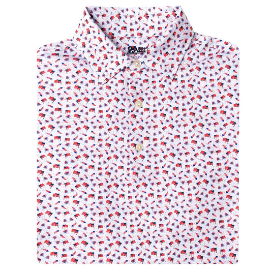 Golf Of America Men's Polo - themonogram manor 