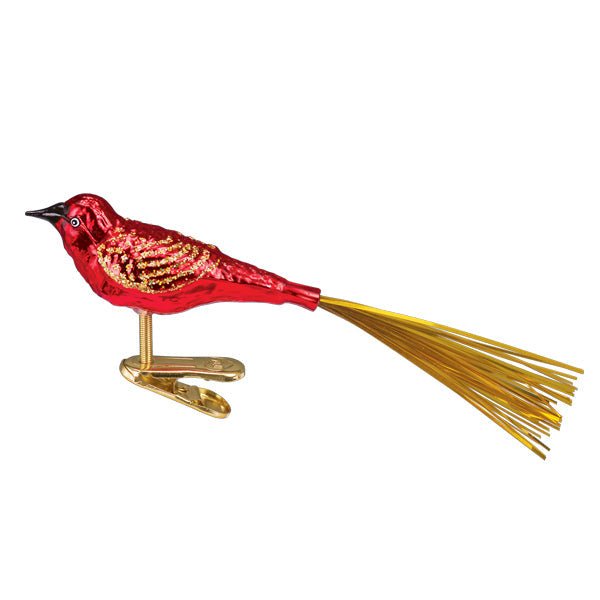 Red Lovebird Ornament - themonogram manor 