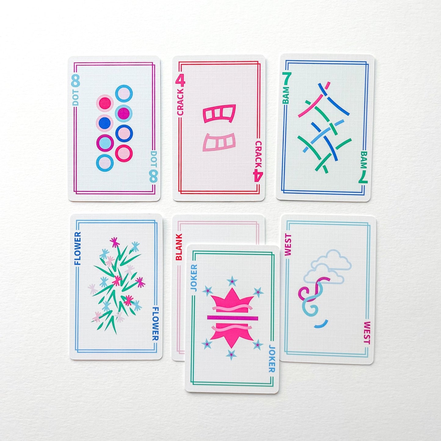 Play Away Mahjong Cards: Modern Edition - themonogram manor 