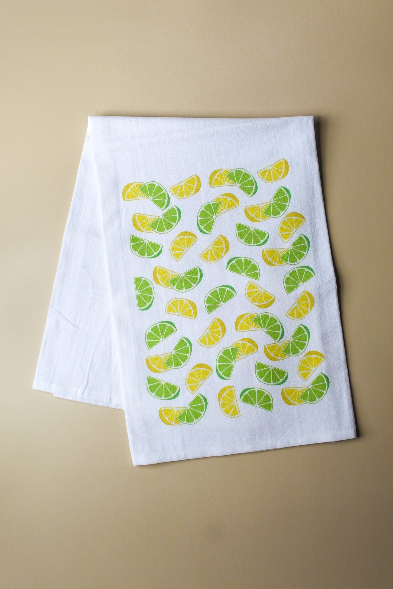 Lemon Lime Tea Towel - themonogram manor 