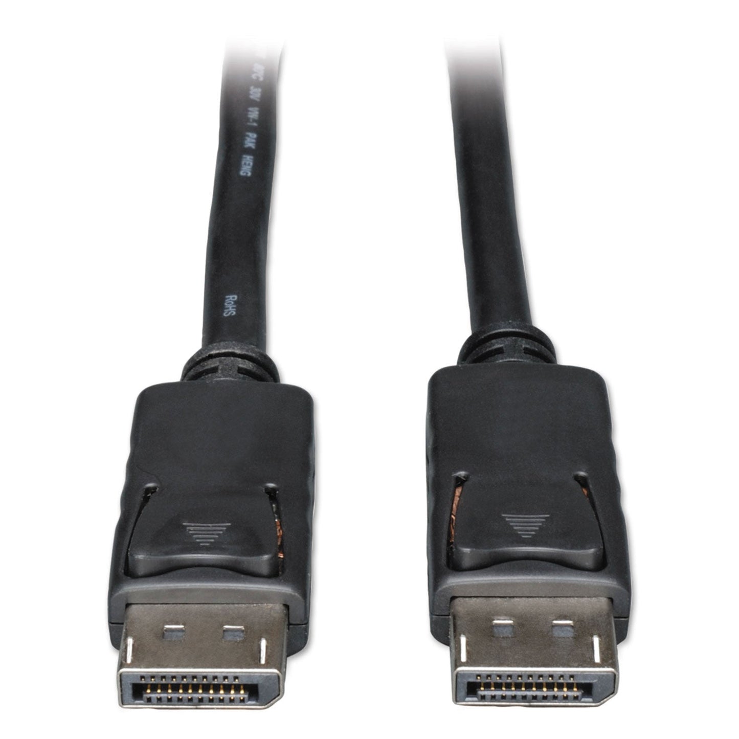 Tripp Lite DisplayPort Cable with Latches (M/M), 6 ft, Black - themonogram manor 