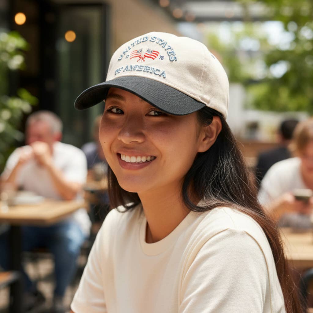 Classic Canvas Hat–United States of America - themonogram manor 