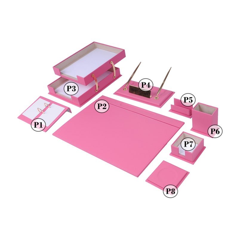 MOOG Desk Organizers And Accessories - Fully Customizable - 10 PCS - themonogram manor 