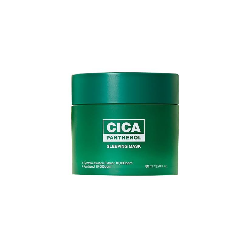 CICA Panthenol Moisturizing Cream | Overnight Face Cream | Soothing, Moisturizing, and Hydrating Facial Mask with Hyaluronic Acid | Korean Skin Care Overnight Moisturizer | 2.70 Fl Oz - themonogram manor 