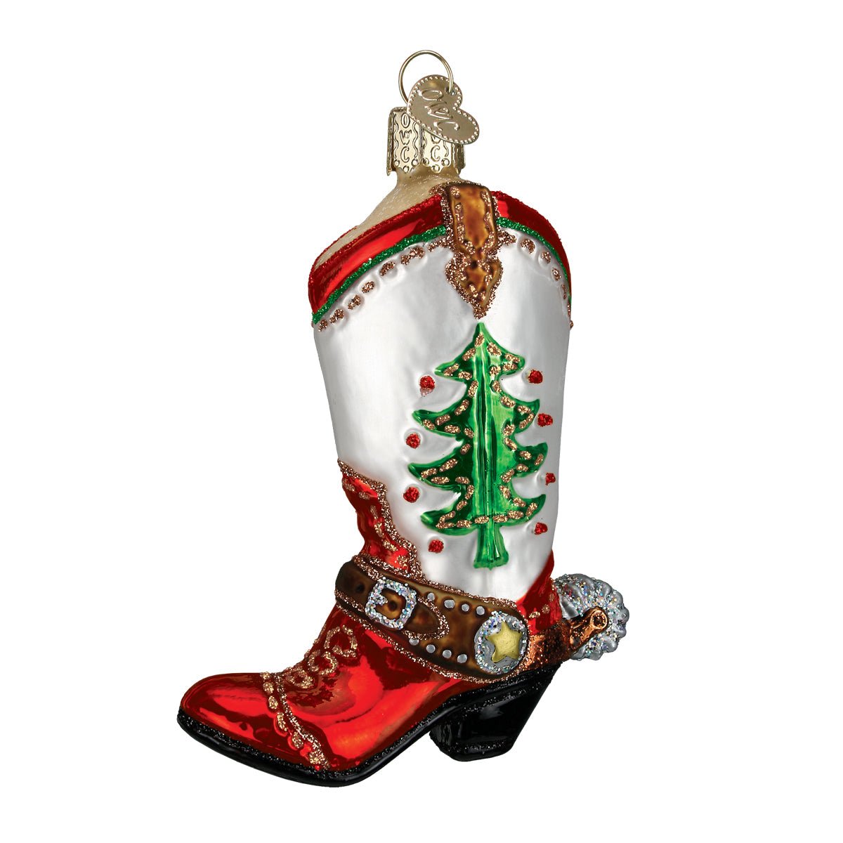 Christmas Cowboy Boot - themonogram manor 