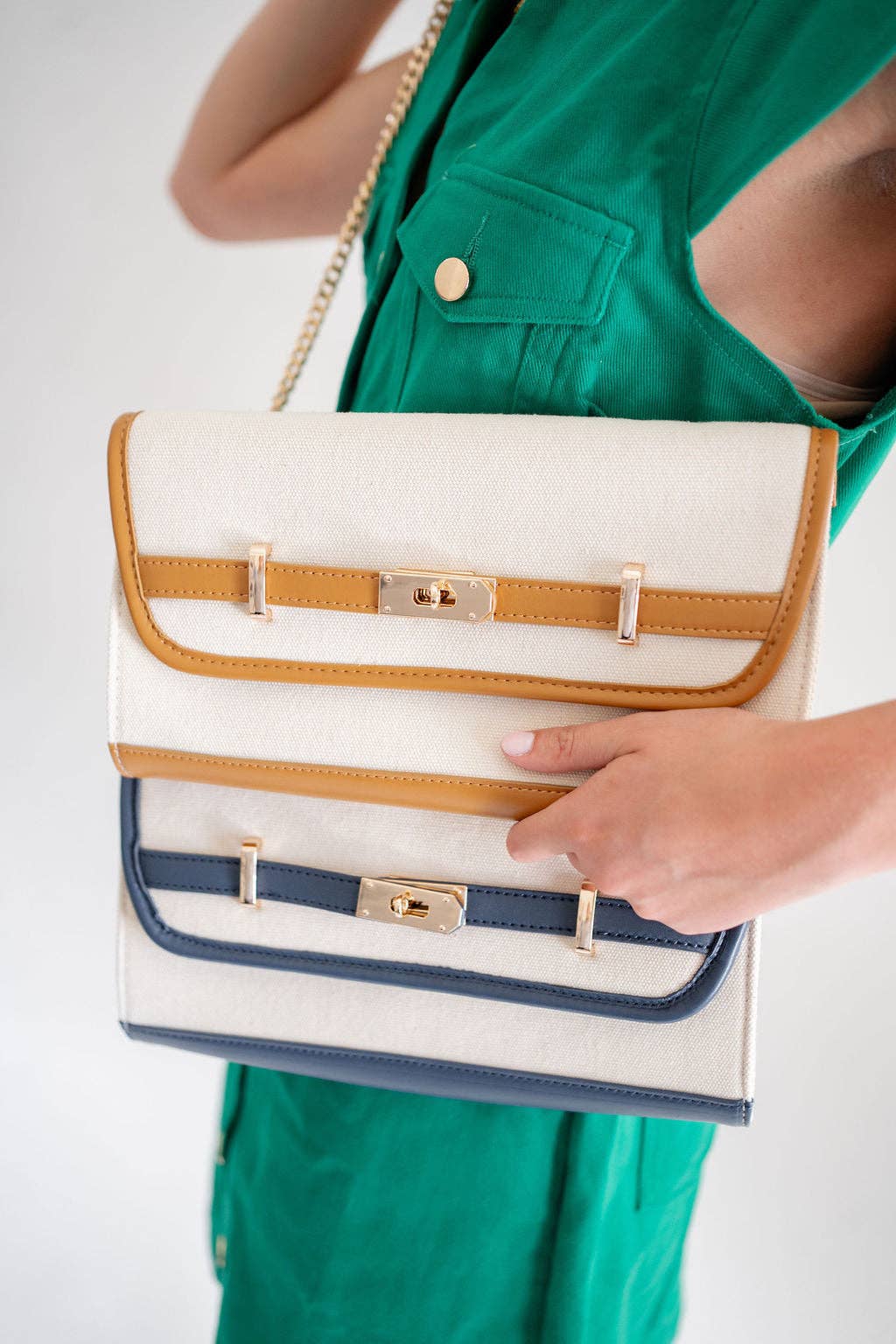 Andi - Canvas Clutch- WS - themonogram manor 