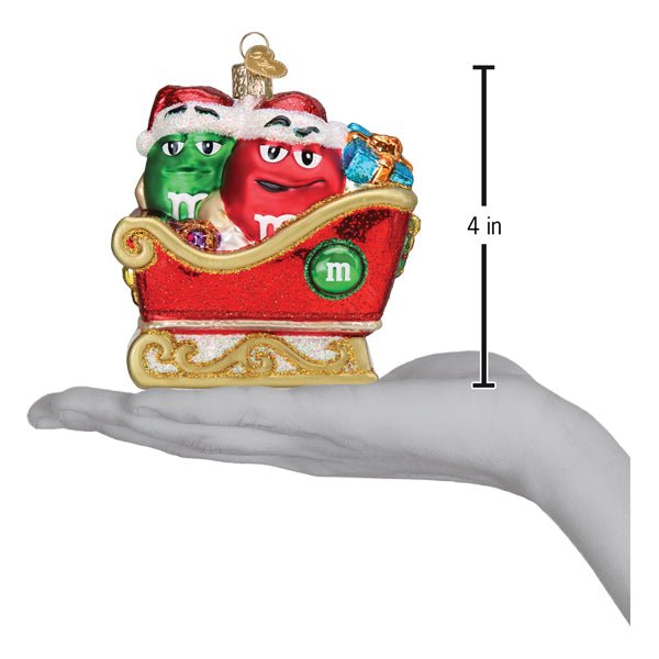 M&M'S In Sleigh Ornament - themonogram manor 