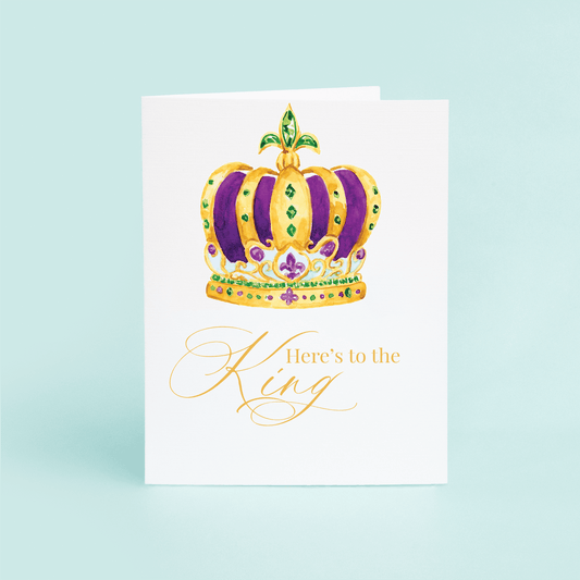 King Crown "Here's to the King" - themonogram manor 