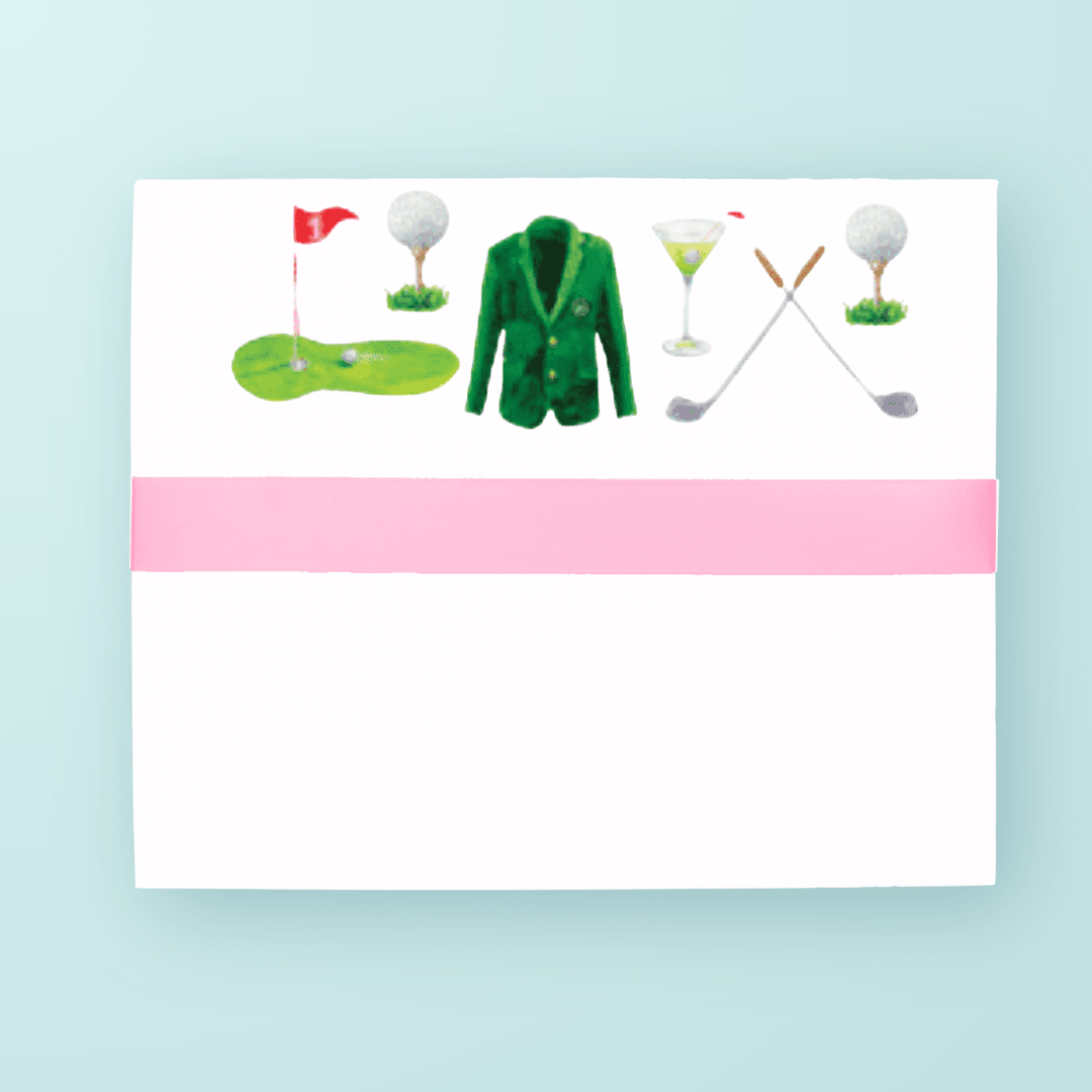Golf & Cocktails Pattern Lux Slab - themonogram manor 