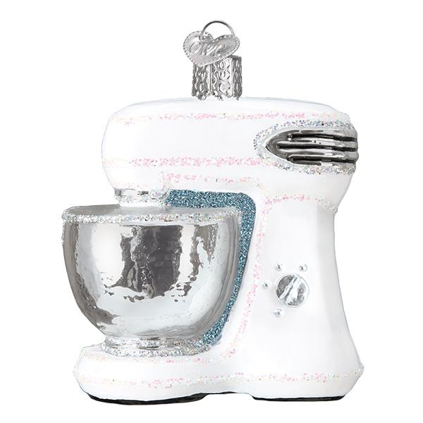 White Mixer Ornament - #themonogram manor #