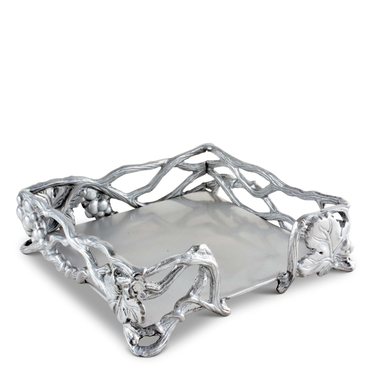 Grape Open Vine Napkin Box - themonogram manor 