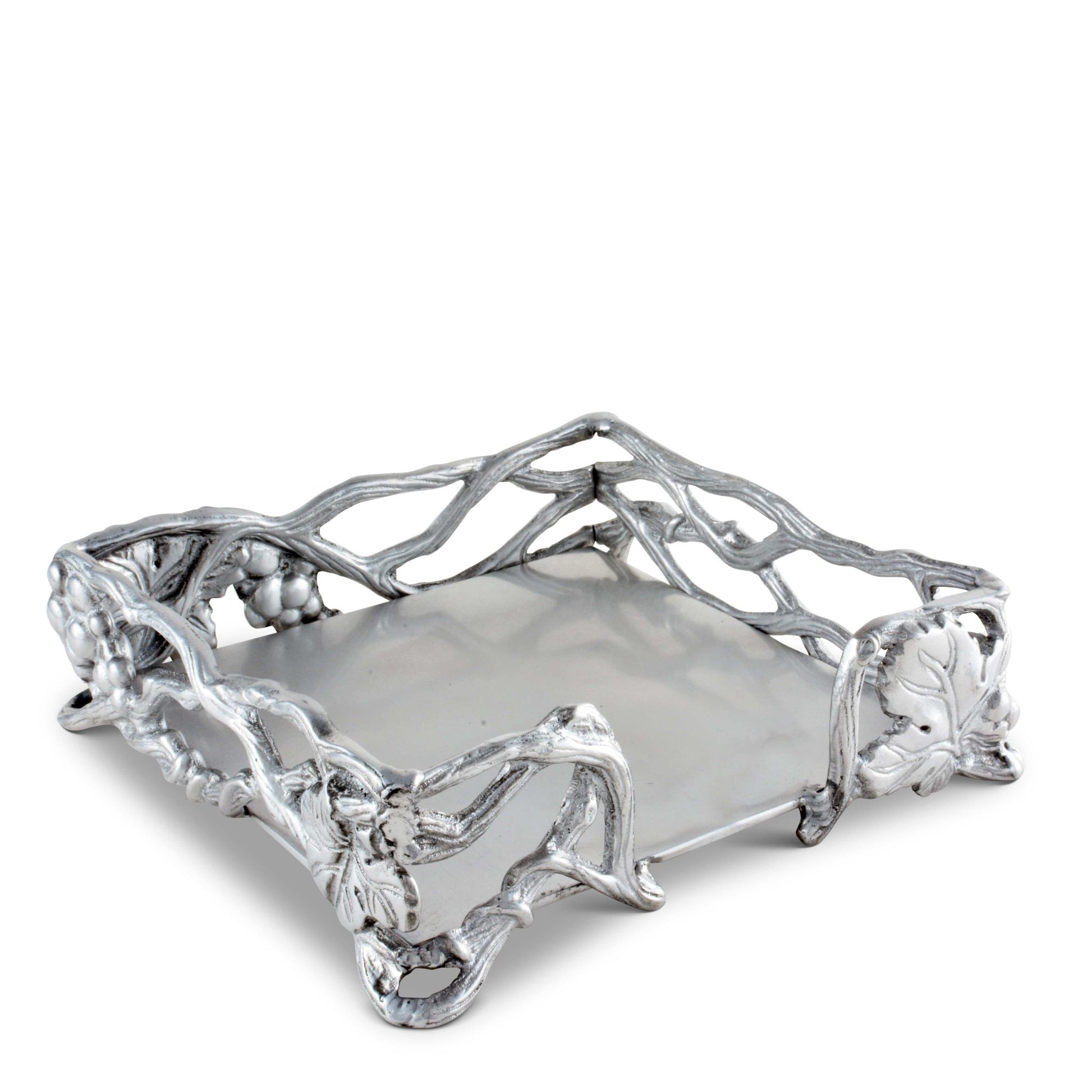 Grape Open Vine Napkin Box - themonogram manor 