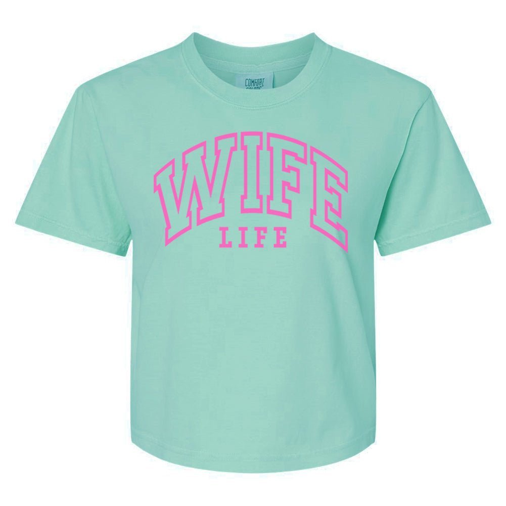 'Wife Life' Boxy T-Shirt - themonogram manor 