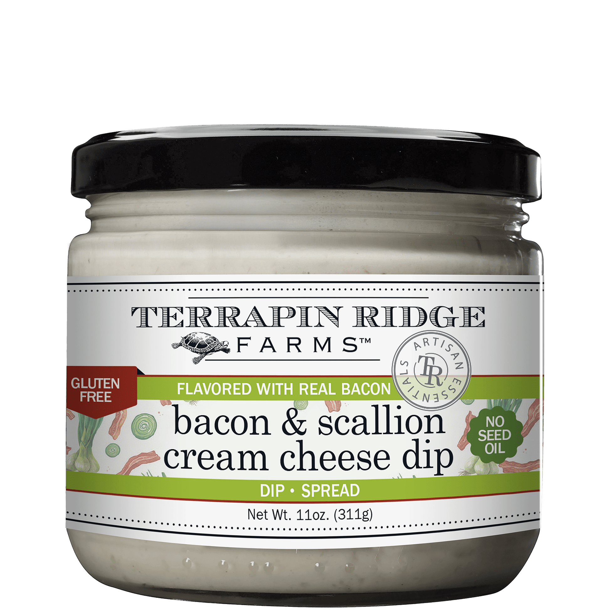 Bacon & Scallion Cream Cheese Dip - themonogram manor 