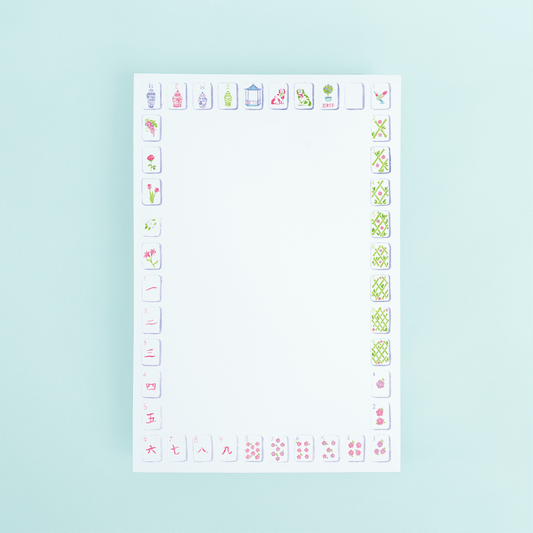 Mahjong Notepad - themonogram manor 