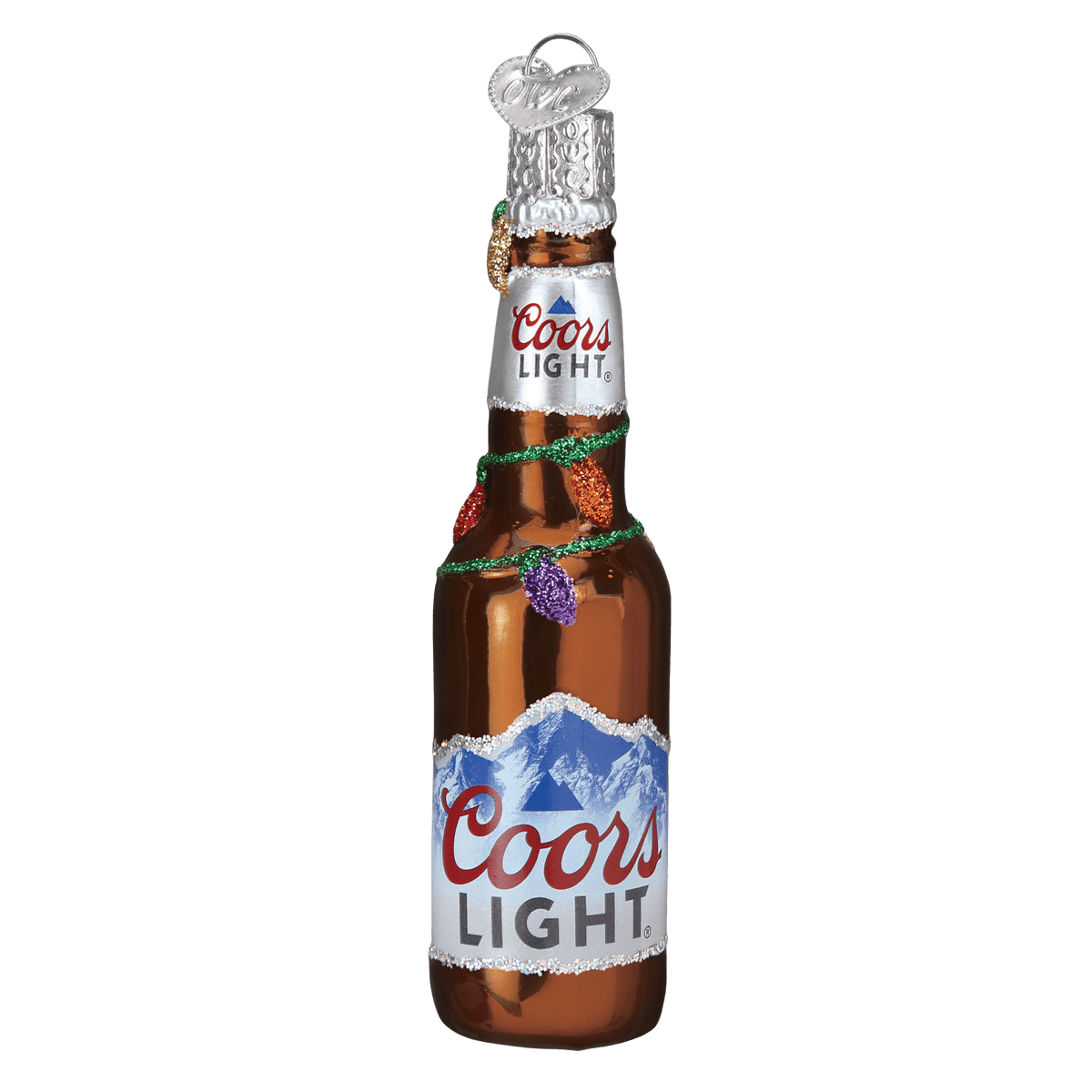 Holiday Coors Light Bottle Ornament - themonogram manor 