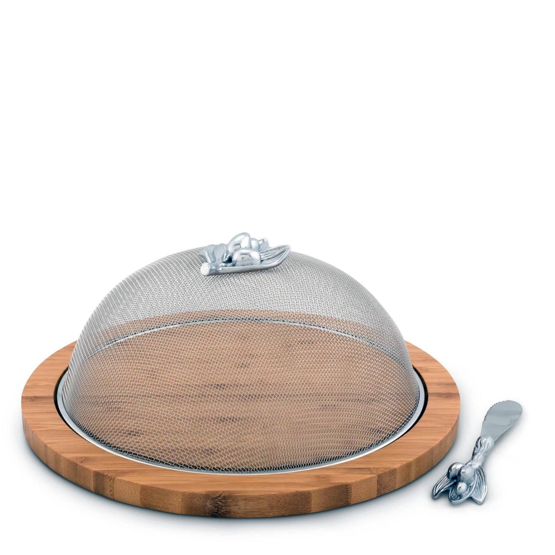 Olive 3 Piece Picnic Cheese Board / Spreader - themonogram manor 