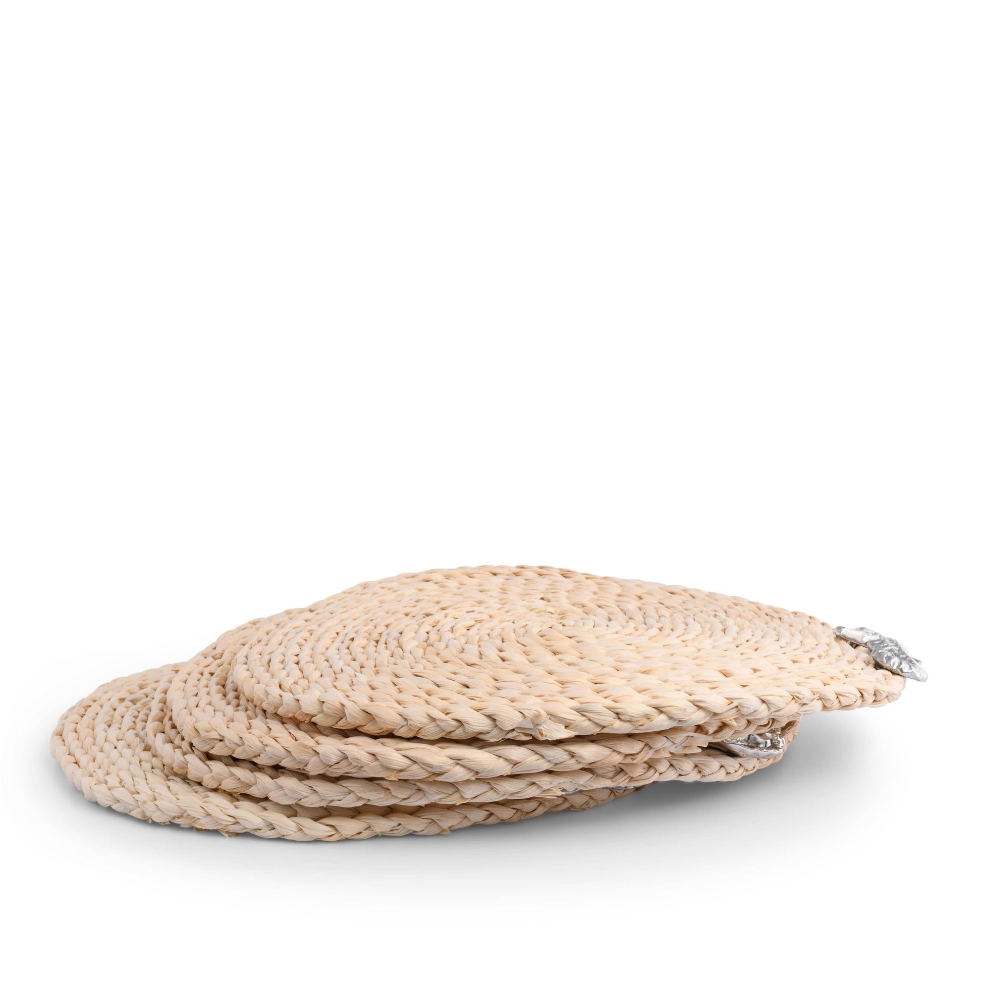 Sand Dollar Twisted Seagrass Placemats - set of 4 - themonogram manor 