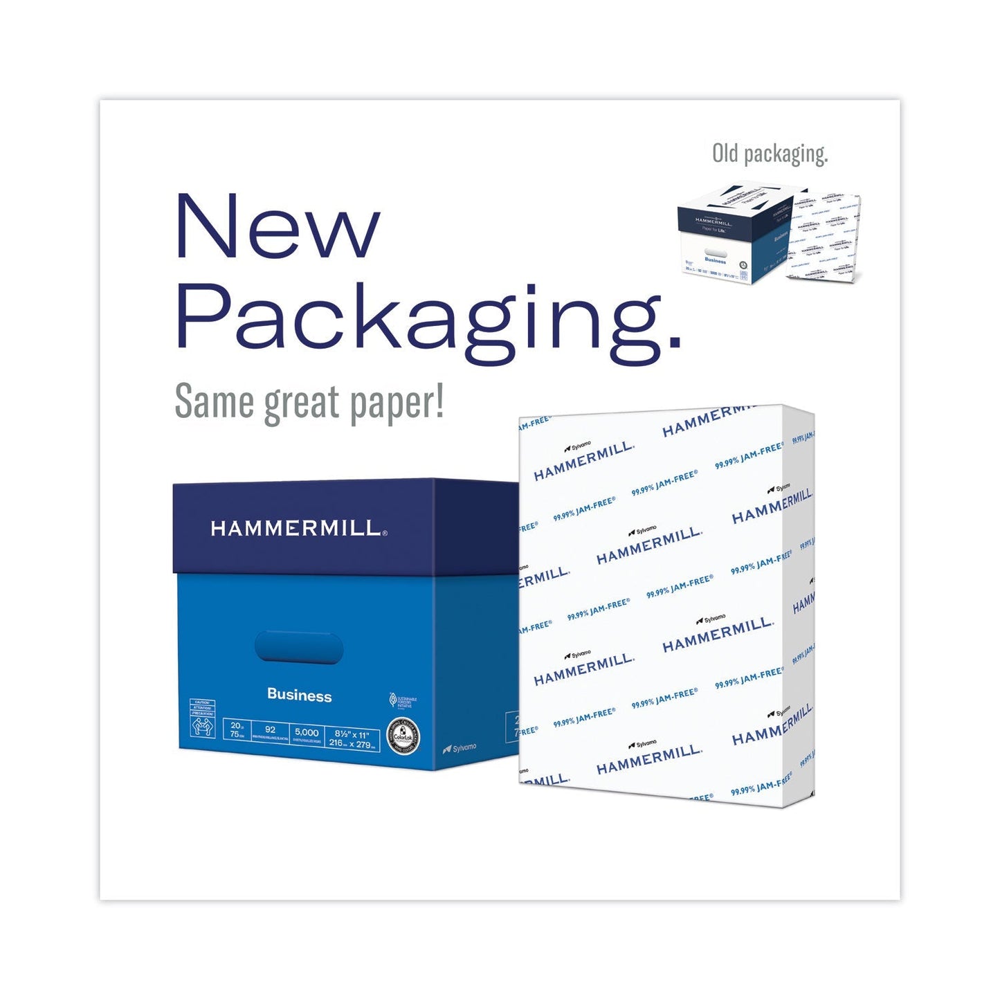 Hammermill Copy Plus Print Paper, 92 Bright, 3 - Hole, 20 lb Bond Weight, 8.5 x 11, White, 500 Sheets/Ream, 10 Reams/Carton - themonogram manor 