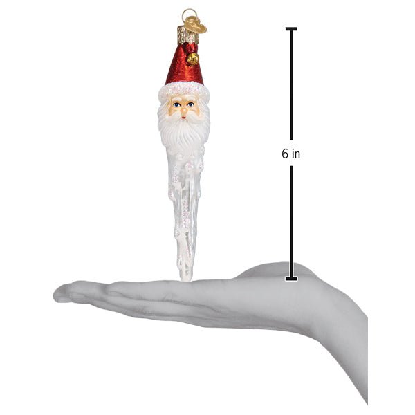 Jingle Bell Santa Icicle Ornament - #themonogram manor #