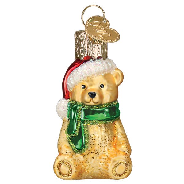 Mini Teddy Bear Ornament - themonogram manor 