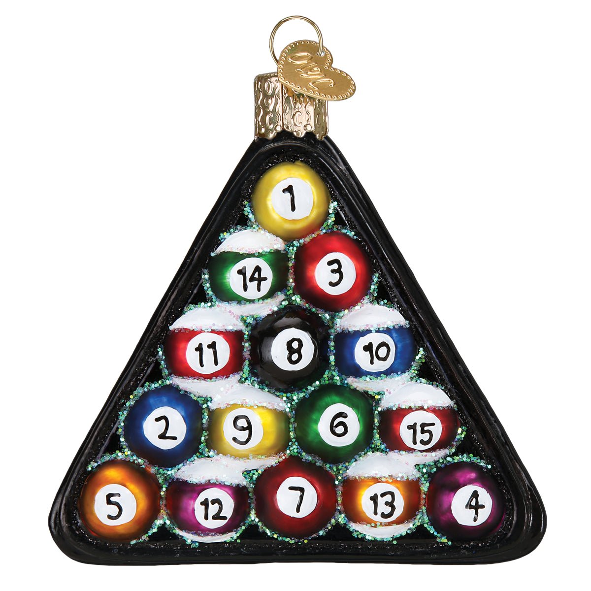 Billiard Balls Ornament - #themonogram manor #