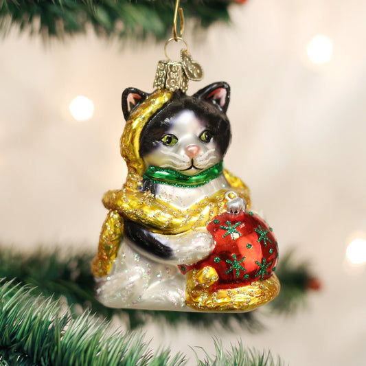 Holiday Kitten Ornament - themonogram manor 