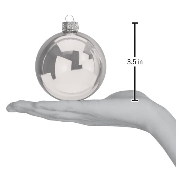 Metallics Balls - 3.5" 6 Count Ornament - themonogram manor 