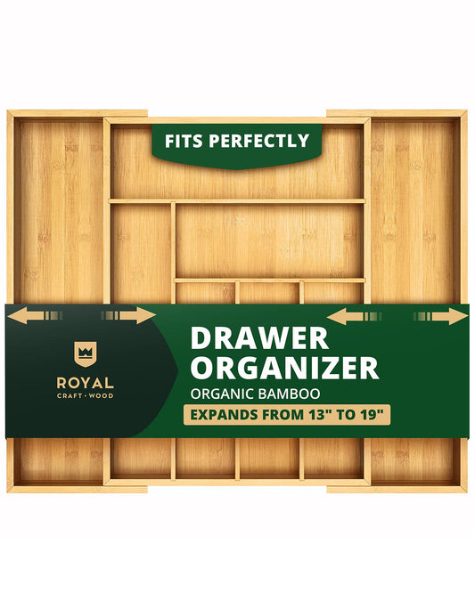 Expandable Silverware Organizer (8 Slots) - themonogram manor 