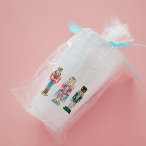 Nutcracker Drummers Frosted Cups - themonogram manor 
