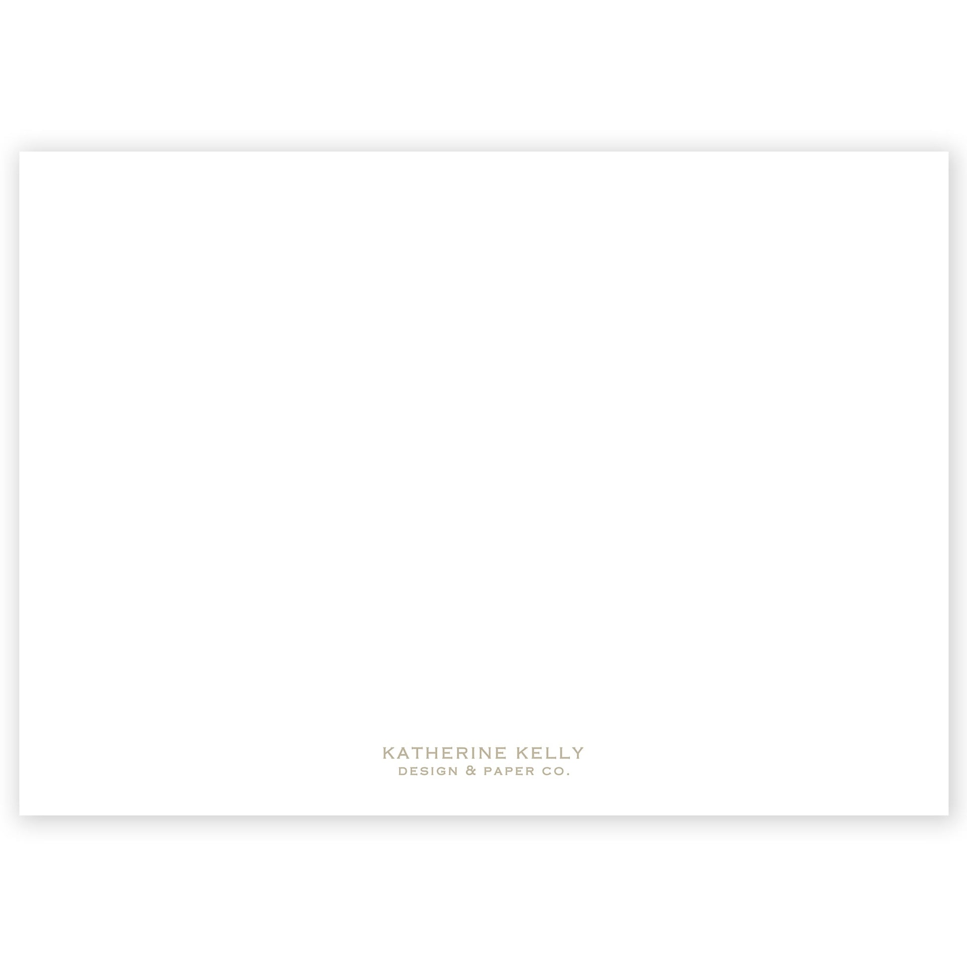 oh, christmas tree blue horizontal holiday card - themonogram manor 