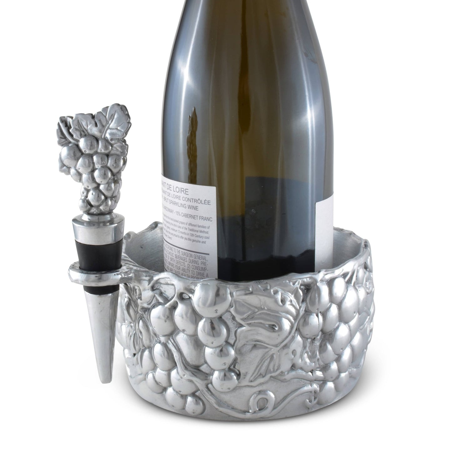 Grape Wine Caddy and Stopper Set - themonogram manor 