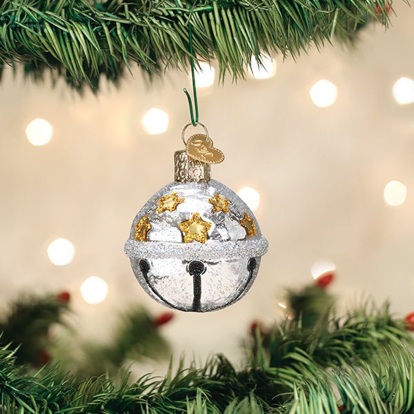 Silver Jingle Bell Ornament - themonogram manor 