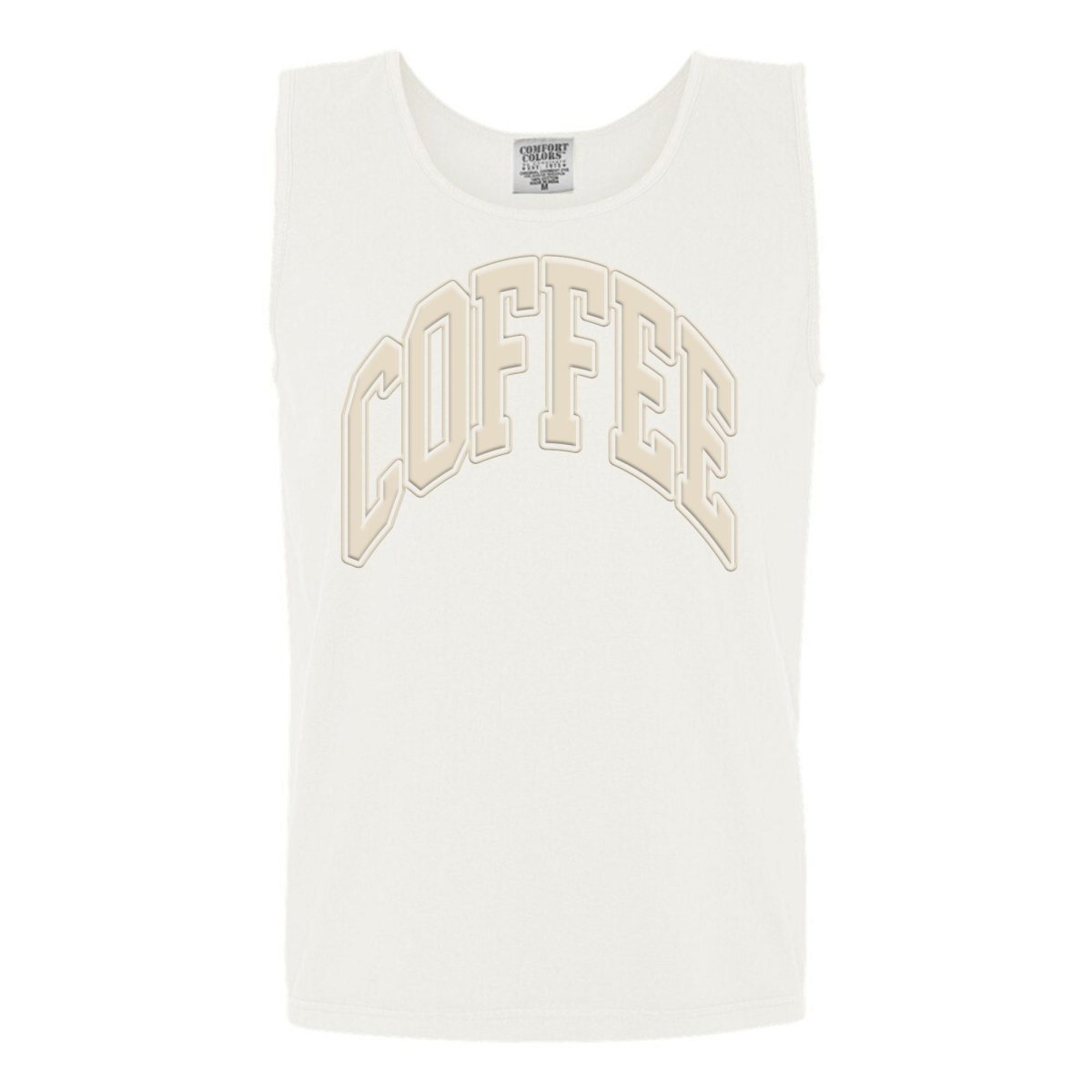 'Coffee' PUFF Tank Top - themonogram manor 