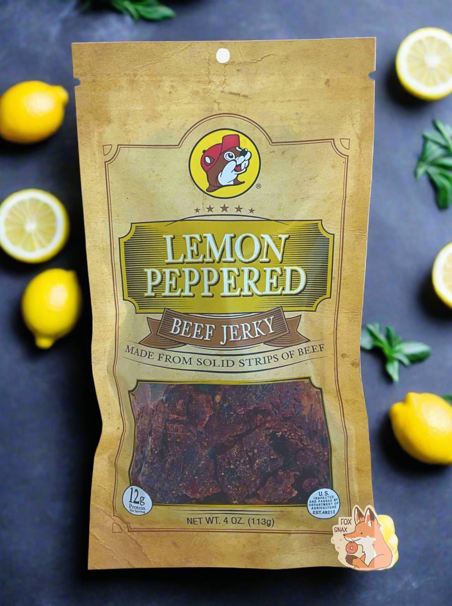 Buc - ee's Lemon Peppered Beef Jerky - themonogram manor 