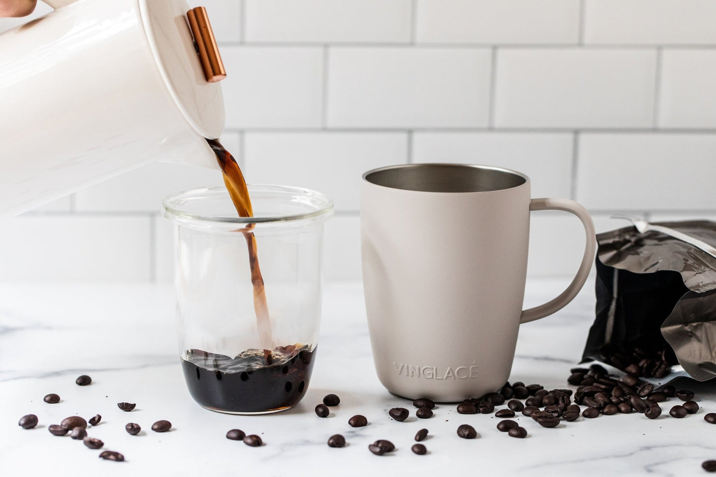 Coffee Cup in Stone - themonogram manor 