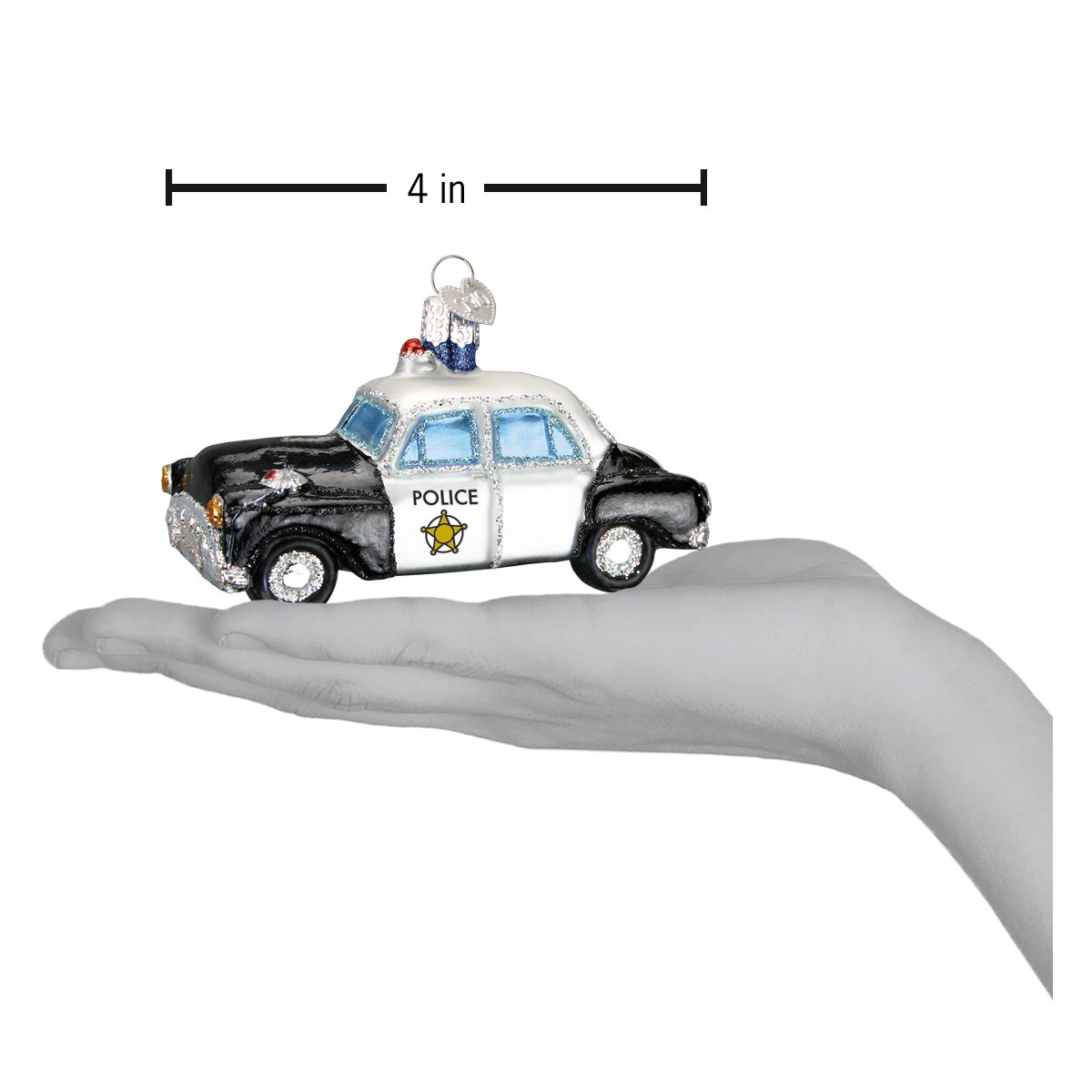 Police Car Ornament - themonogram manor 