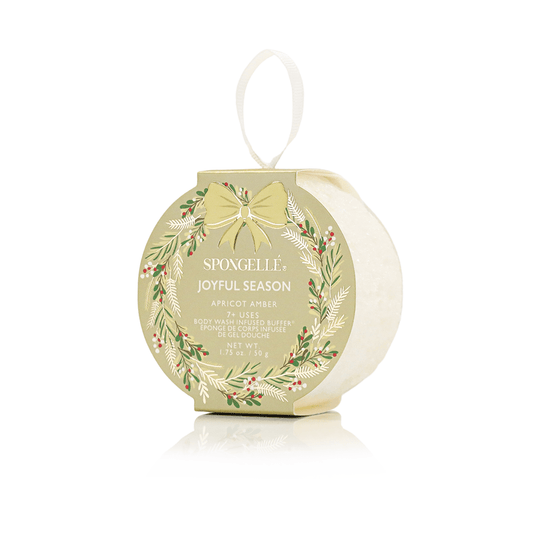 Joyful Season - Apricot Amber | Holiday Wreath - themonogram manor 