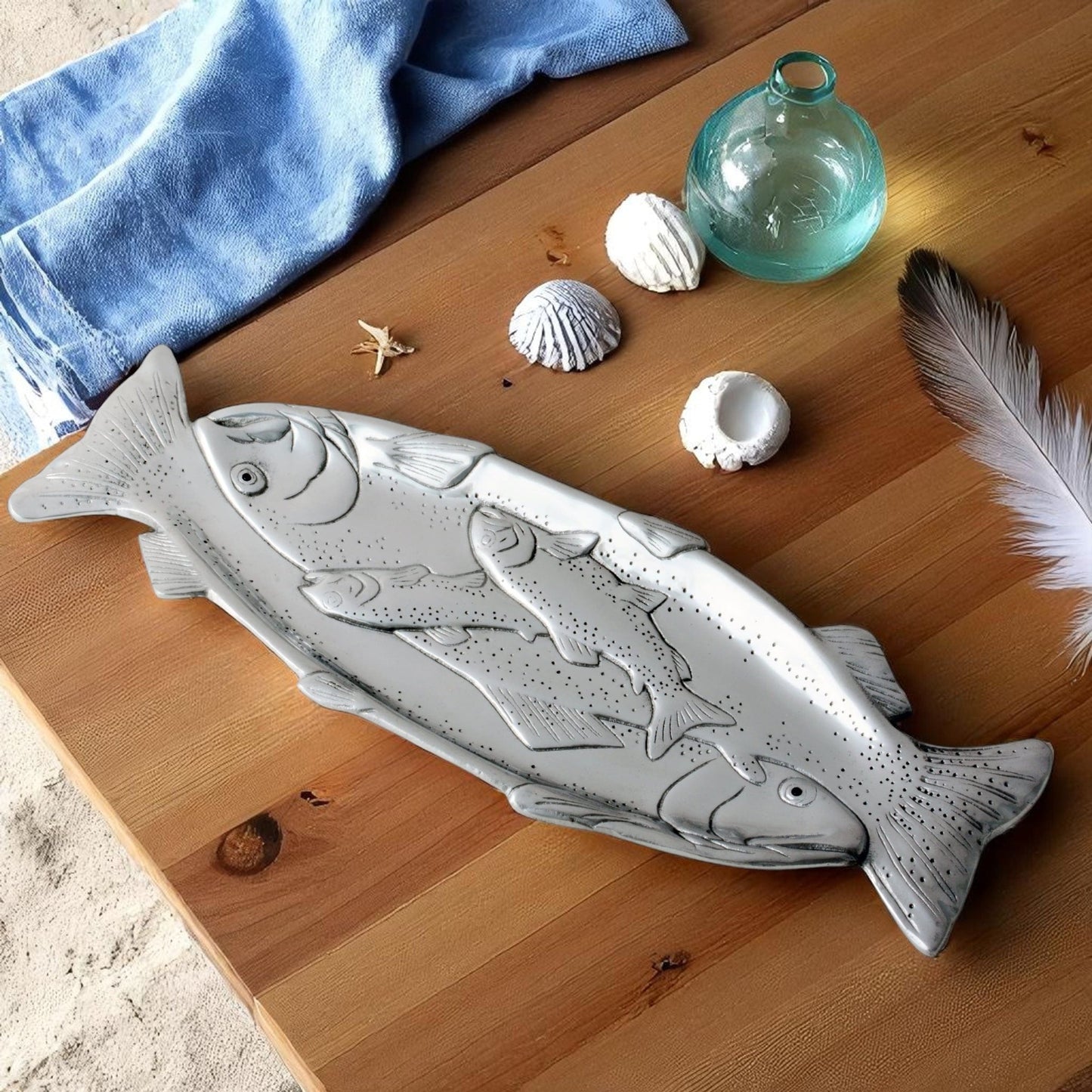 Trout Oblong Tray - themonogram manor 