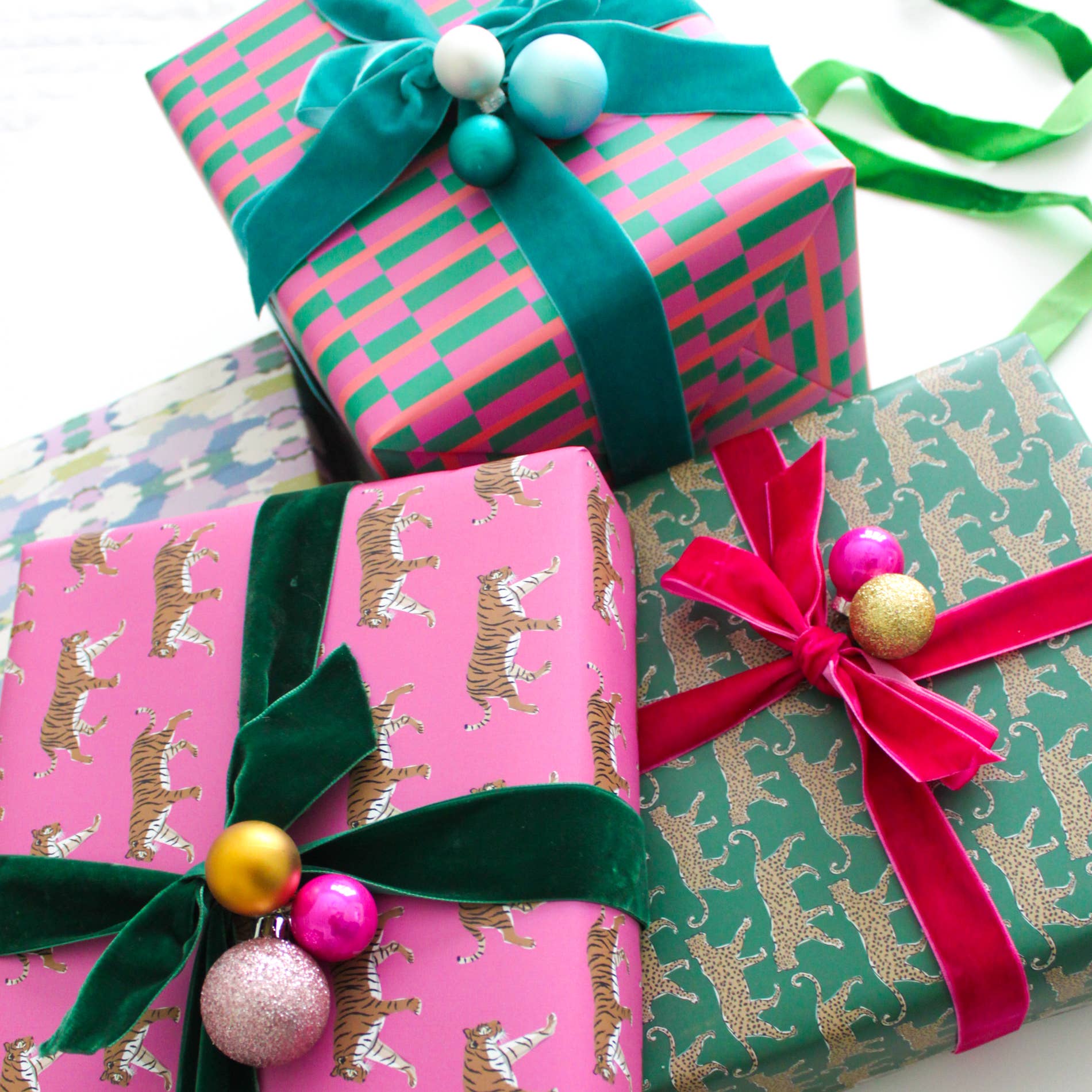 Tiger Leopard Sheet | Gift Wrapping Sheet | Gift Wrap Paper - themonogram manor 