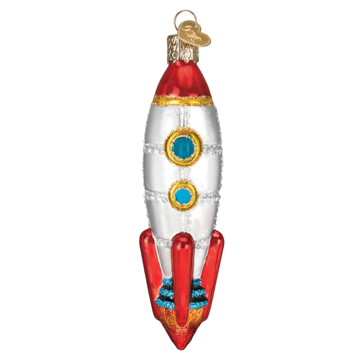 Toy Rocket Ship Ornament - themonogram manor 
