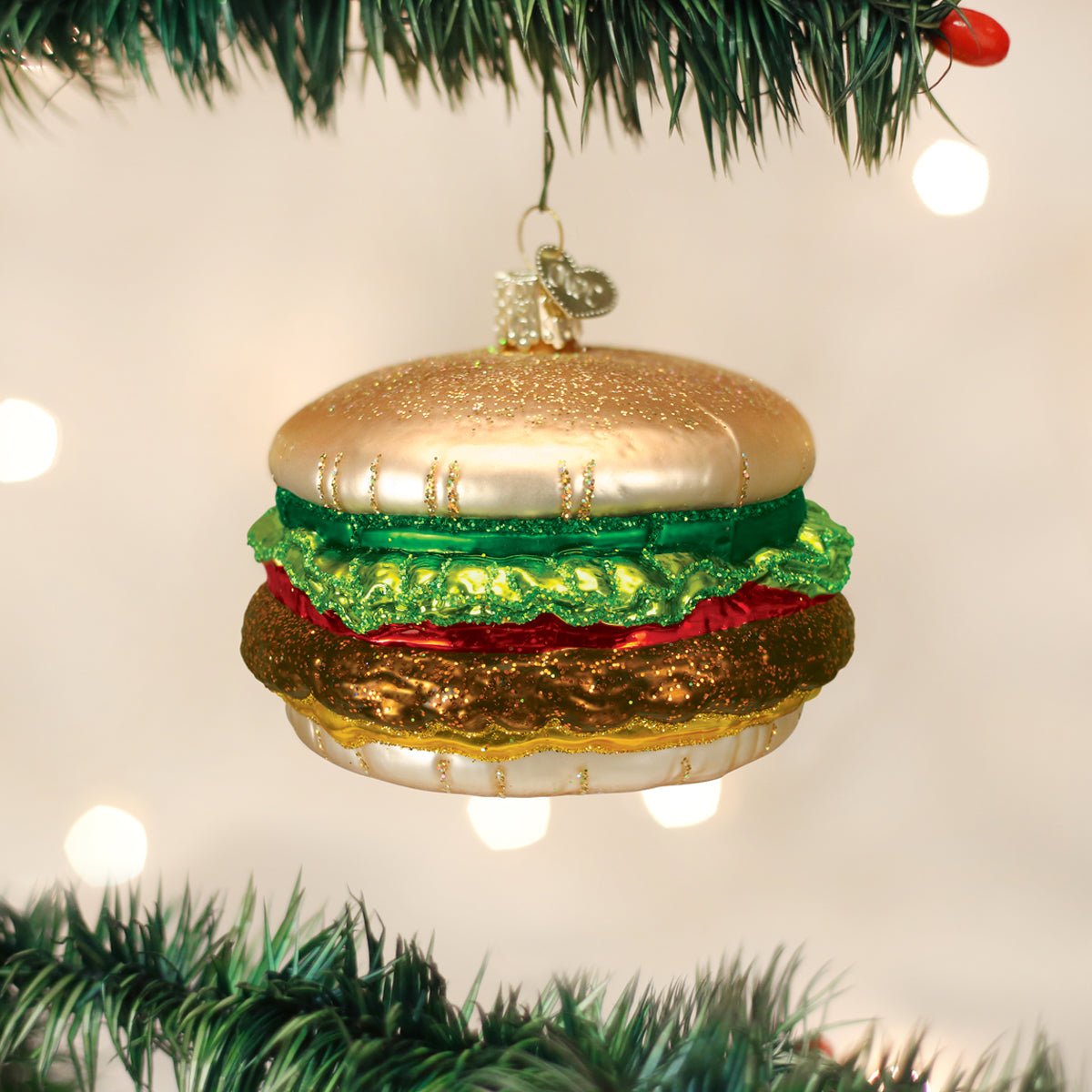 Cheeseburger Ornament - #themonogram manor #
