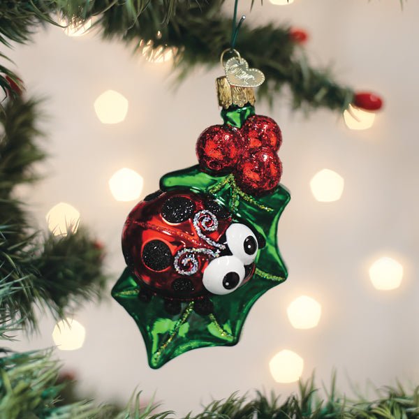 Holly Ladybug Ornament - themonogram manor 