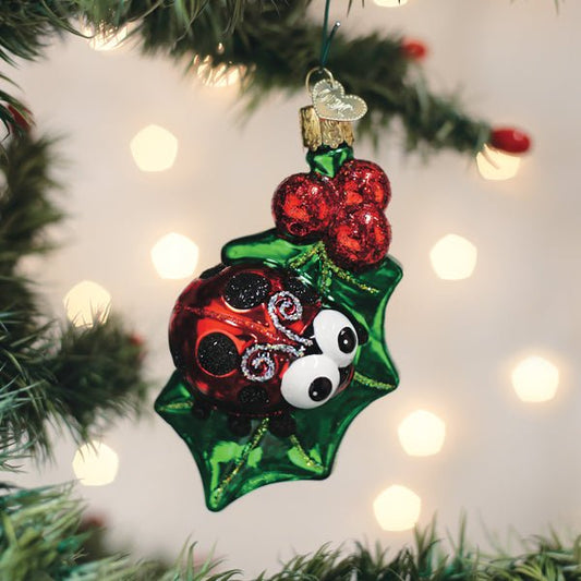 Holly Ladybug Ornament - themonogram manor 