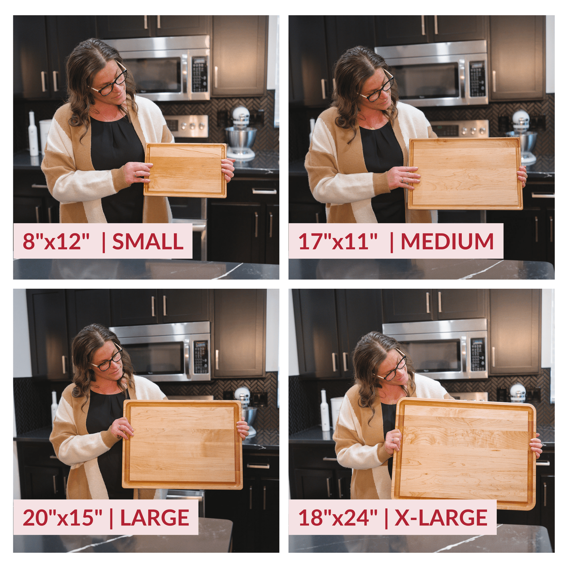 Small Maple Wood Cutting Board - themonogram manor 