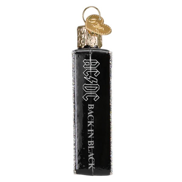 Back In Black Album Cover Ornament - themonogram manor 