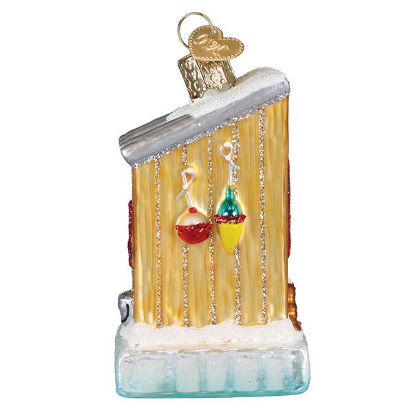 Ice Fishing Shanty Ornament - themonogram manor 