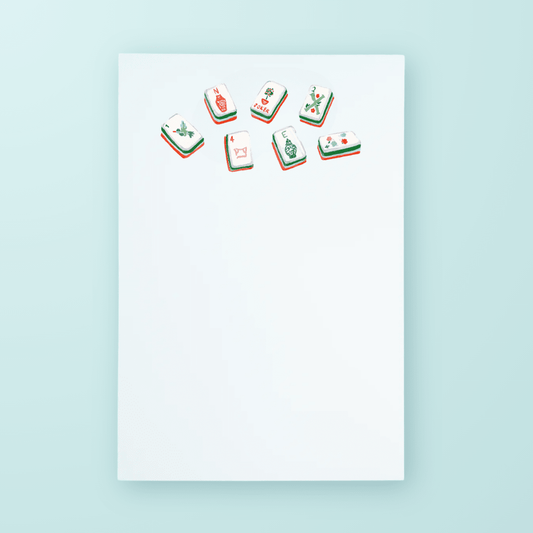 Nantucket Mahjong Tiles Notepad - themonogram manor 