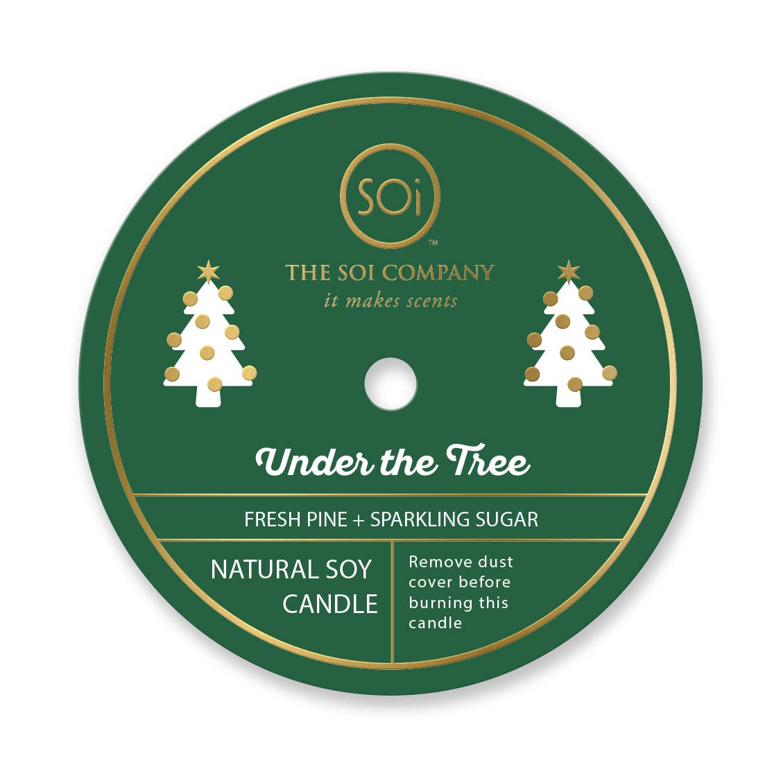 Tree & Gift 12oz Icon Candle - themonogram manor 